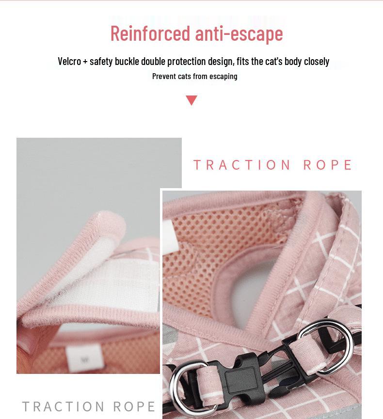 Escape-Proof Outdoor Cat Leash and Harness