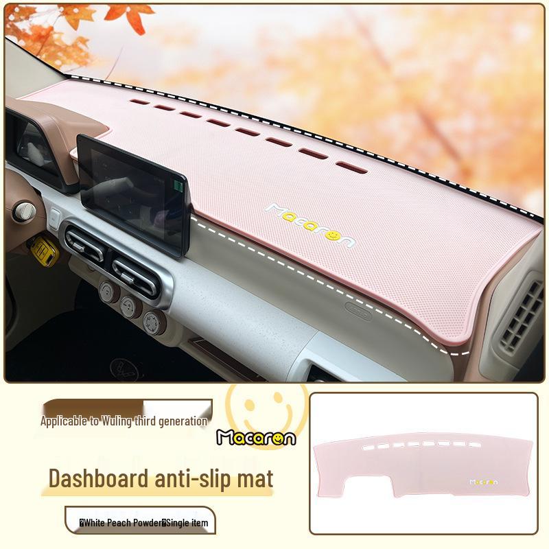Wuling Hongguang 3. Gen Macaron Armaturenbrett Anti-Rutsch-Matte & Sonnenschutz