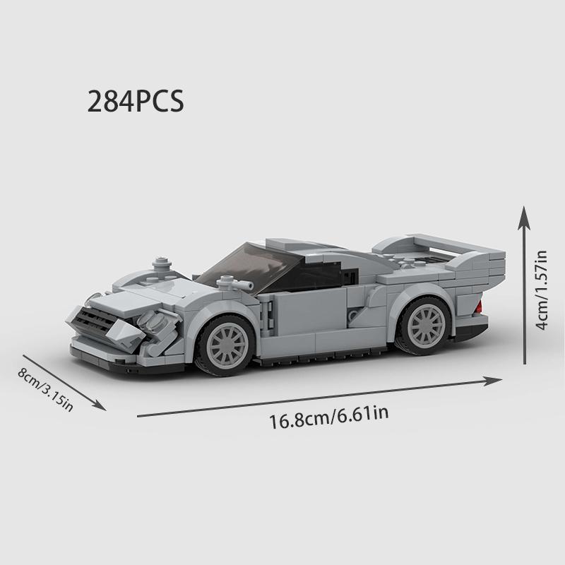 MOC Speed Sports F1 City Racing Car AE86 Building Blocks Brick Vehicle Supercar Fast & Furious1 MK4 Supra Kids Toys Boy