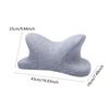 Cervical and Neck Pillow Ergonomic Comfortable Cushion Memory Foam Pillow Office Nap Pillow for Camping Office Driver Travel
