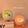 1Pc Creative Cute Little Cute Cat House Night Light Cute Kitten Bedside Sleeping Light USB Charging Touch Ambient Light
