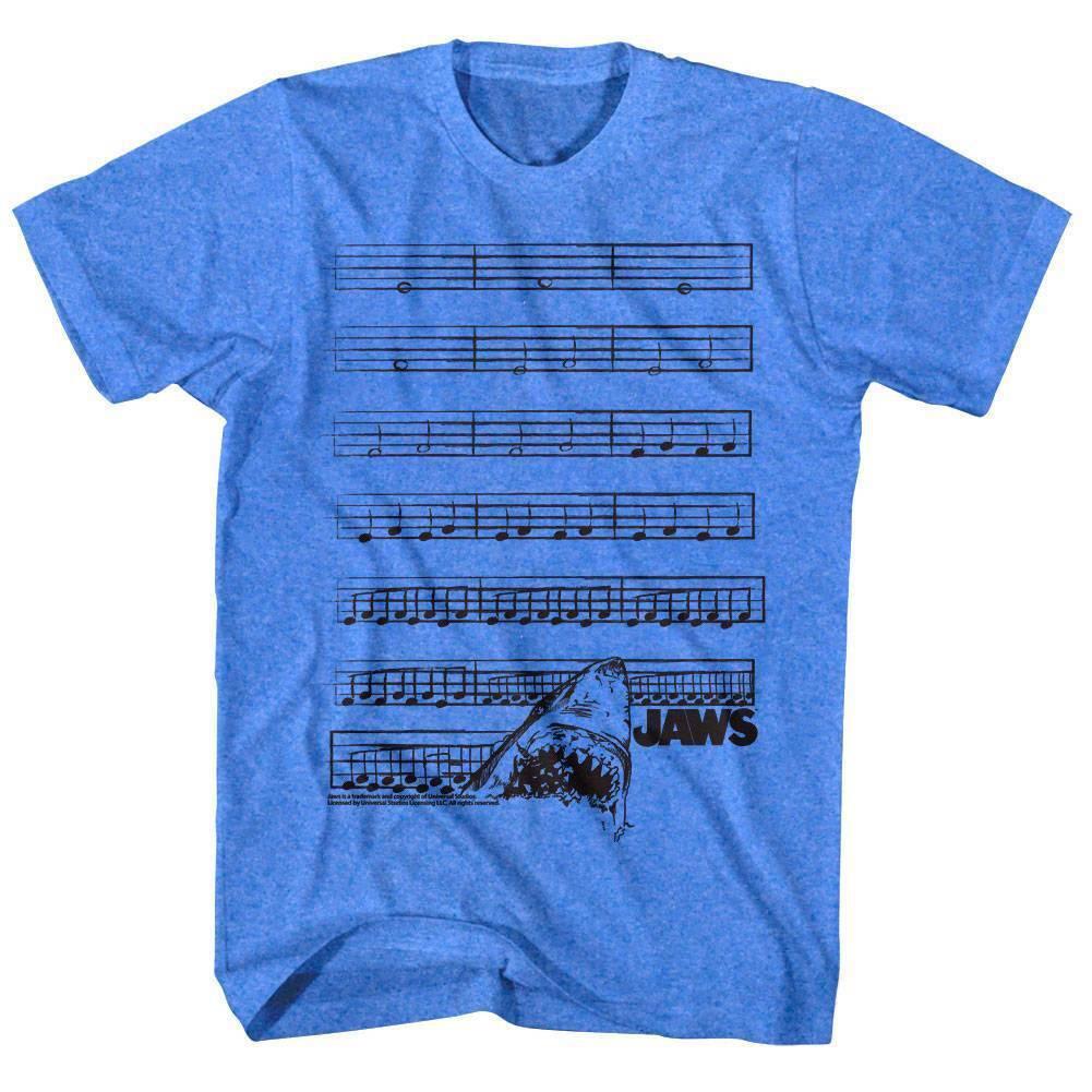 Jaws Dun-Nun Movie Music Score Men T Shirt S