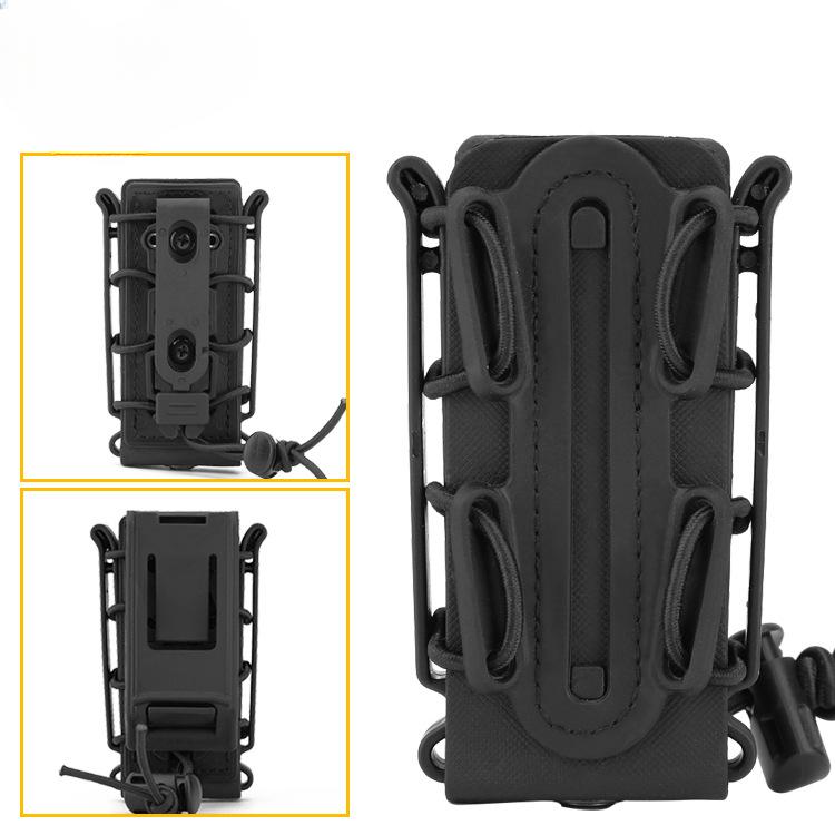 9mm Taktische Magazintasche Airsoft Jagd Schießen Holster Gewehr Magazinhalter Tasche Weiche Schale Magazinhalter mit Gürtelclip