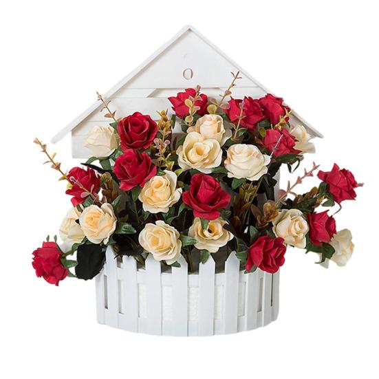 Yousheng Hanging Flower Basket, Sustainable Use Handcrafted Unique Design, Durable Wear-Resistant Home Decoration, for Balcony Garden