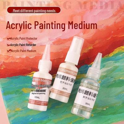 Acrylic Blending Liquid Retarder: Professional Medium for Digital Oil Painting