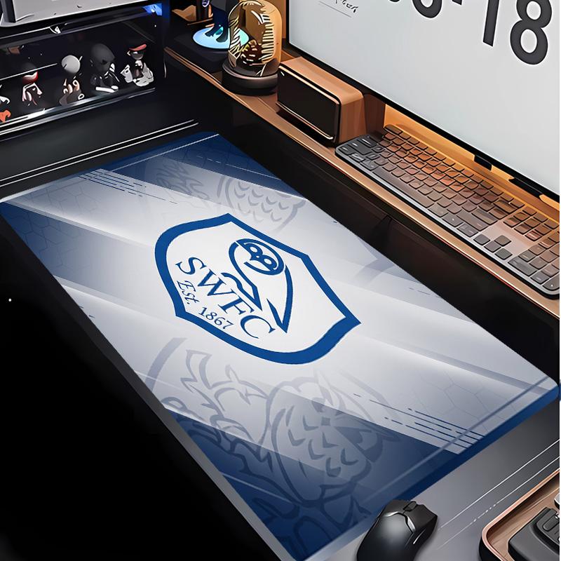 Sheffield Wednesday Football Pattern Mouse Pad Non?Slip Rubber Base Gaming Mousepad For Desk Office Home