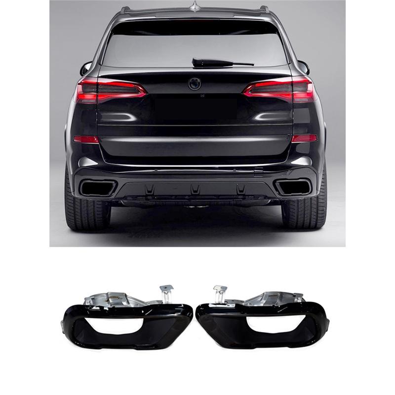 Compatible with BMW X5 Models (07-21) Tailpipe Modification - M Large Opening Decorative Exhaust Tip