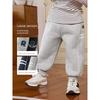 Boys' Casual Pants with Drawstring, Fleece-Lined, Thickened Sweatpants, Winter Pants, Children's Clothing, Trendy
