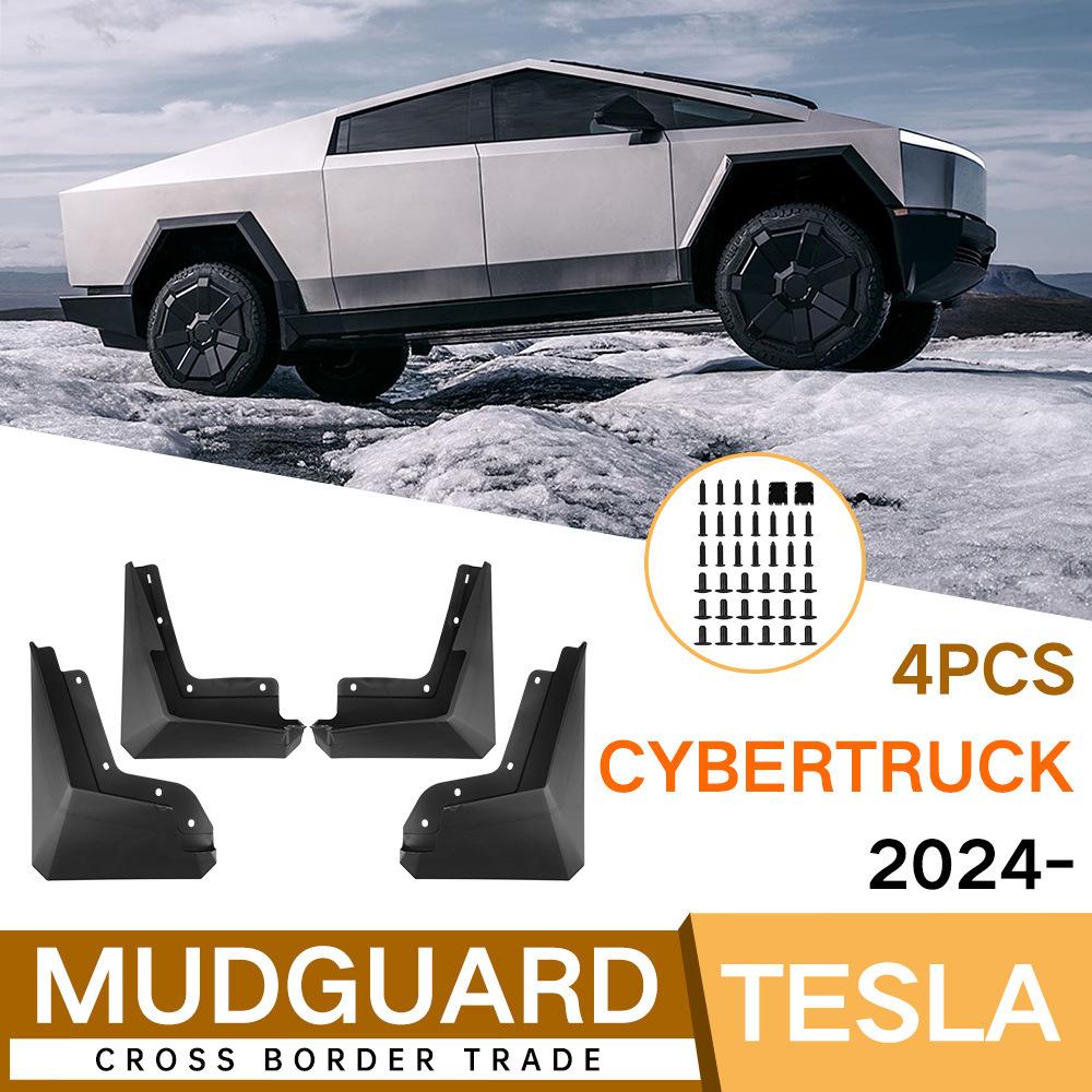 

Car fenders are suitable for Tesla Cybertruck 2026 car tire fender skin modification армия зеленый