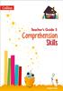 The Comprehension Skills Teacher???s Guide 5 Book