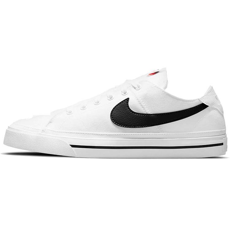 Nike Court Legacy Canvas White Black Men s CW6539-101 EU 44