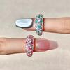 Paraiba Mint Ring: Pink Corundum & Diamond Pavé in Old Money Style