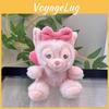 Cuddly Plush Rabbit Keychain Doll With Adorable Designs Available In Multiple Colors And Sizes