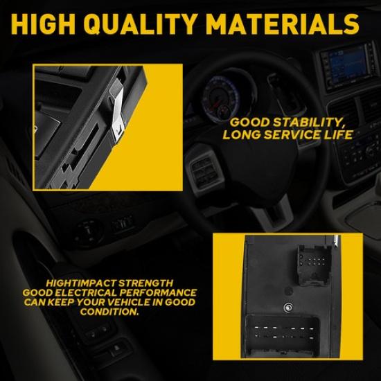 Master Window Power Switch Driver Side Left LH For 2012-2015 Dodge Grand Caravan