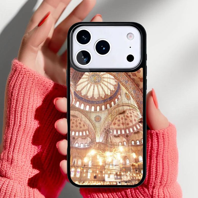 Islam Muslim Mosque Phone Case for iPhone 17 16 15 14 13 Pro Max Back Cover for 12 11 Pro Coque