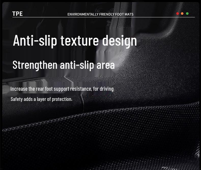 Custom TPE Car Floor Mats: Fully Enclosed, Wear-Resistant, Easy to Clean for 5-Seater Vehicles