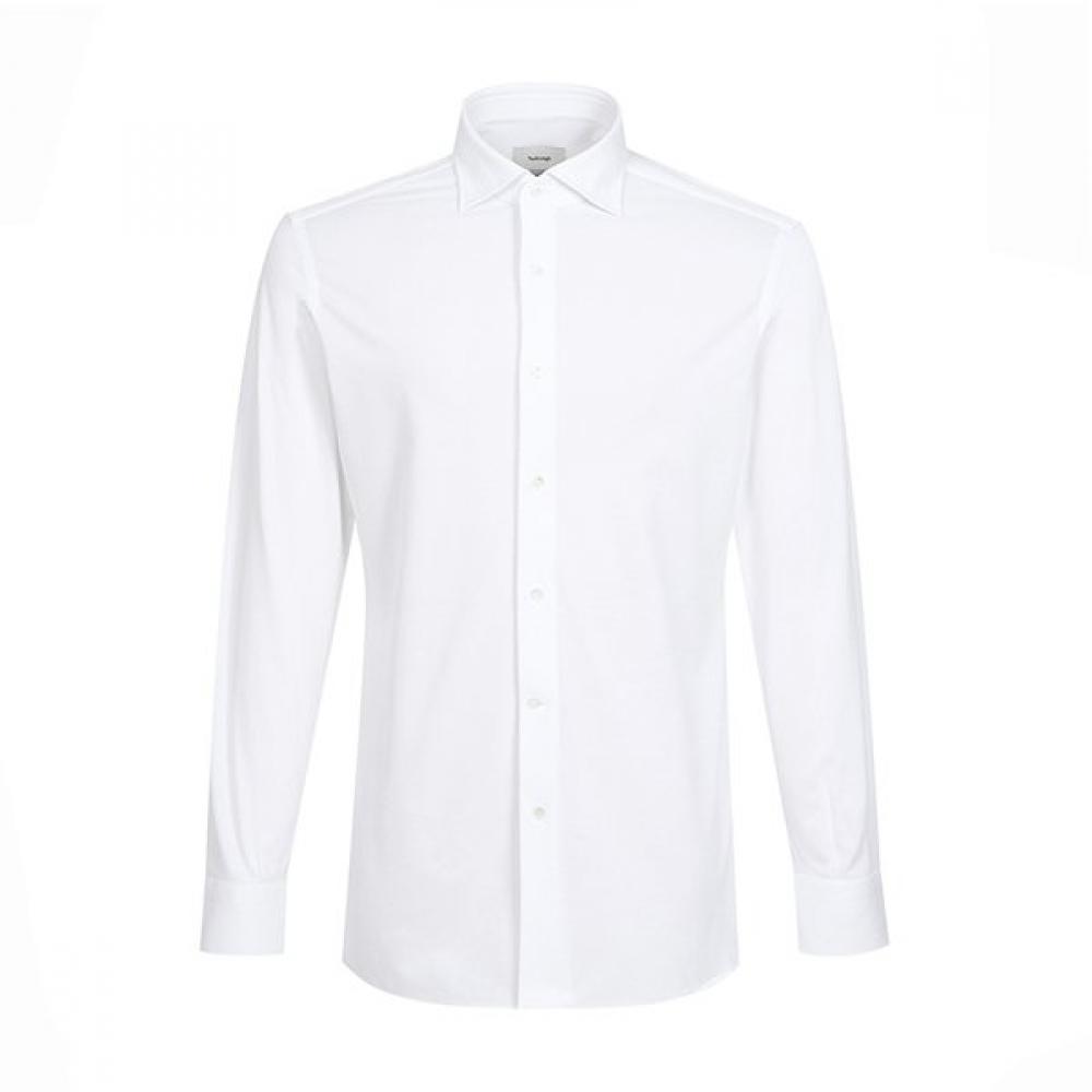 VANBROUGH Однотонная классическая рубашка из джерси Bossg1003 Wh 95