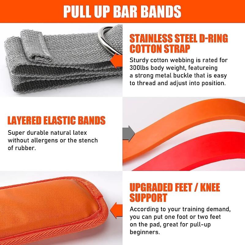 Ceinture d'Assistance pour Tractions Équipement de Home Gym pour Entraînement Fonctionnel Tour de Force Barre Horizontale Entraînement
