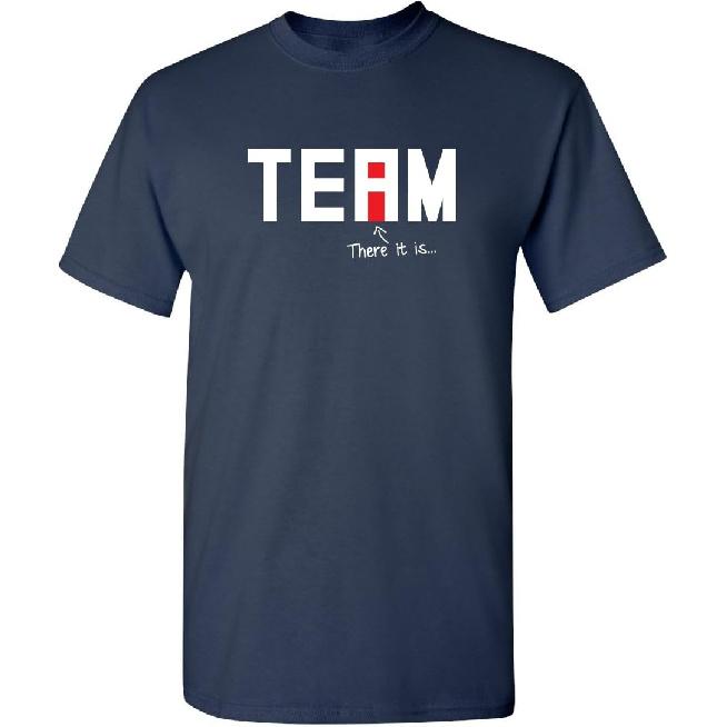 I Found The I In Team Sports T Shirt | Classic Style for Everyday Wear | Cool Look with Novelty Sarcastic Funny T Shirts