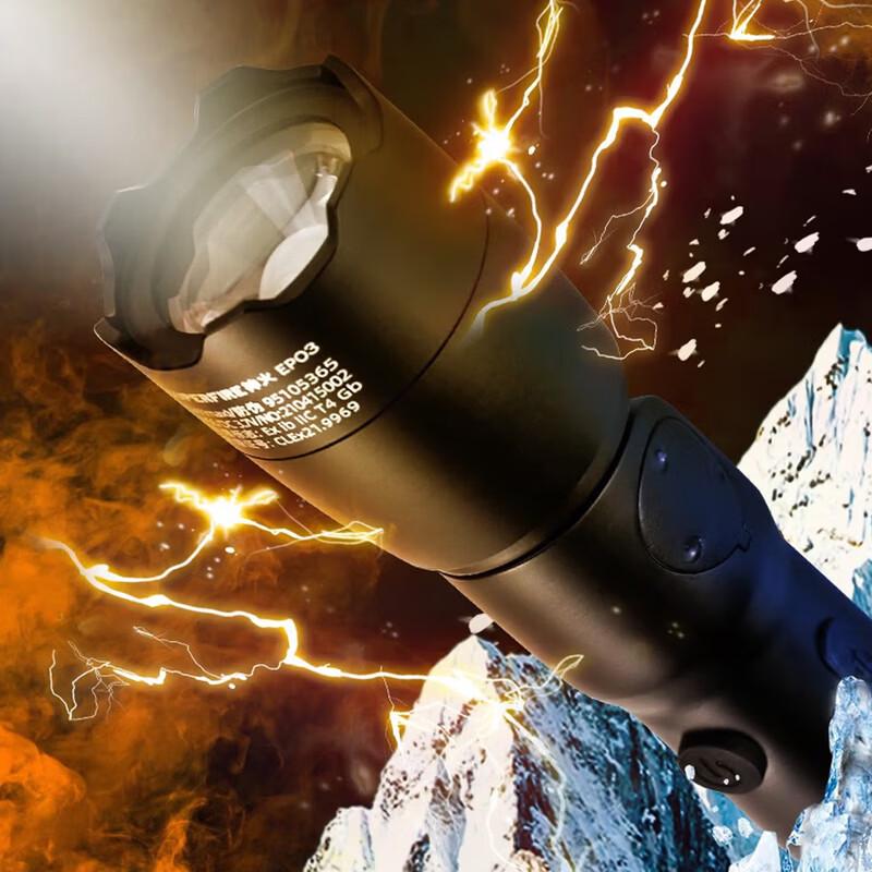 SupFire Explosion-Proof Rechargeable LED Tactical Flashlight