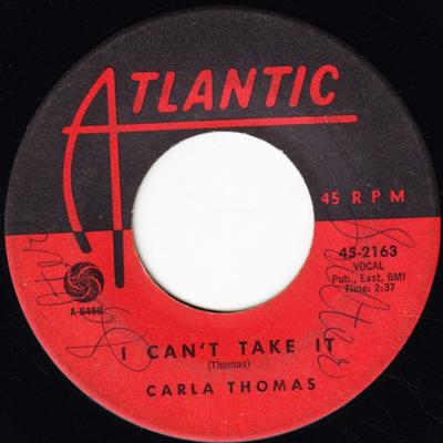 7inch Record CARLA THOMAS - I Can't Take It / I'll Bring It Hom 452163 Atlantic 1962 US Soul/Funk Used