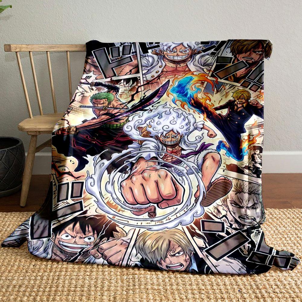 Dynamic action-packed scene featuring characters with weapons and powers. for all seasons blanket lunch break throw gift