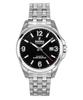 Titanium Black Dial Quartz F20696-3 100M Men's Watch