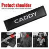 Valve Stems Caps 2Pcs Carbon Fiber Car Safety Belt Shoulder Cover Pads For Volkswagen VW Caddy Tiguan Golf 4 5 Beetle Touran Pol zd7