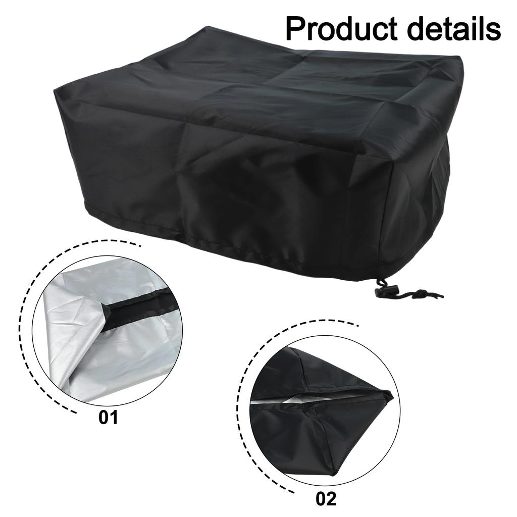 Dustproof Record Player Cover with Water Resistant Oxford Cloth and UV Reflective Coating to Safeguard Equipment