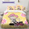 Lizziemcguire Pattern Bedding Quilt Set Quilt Cover Pillowcase Home Decoration Birthday Gift (1 * Duvet Cover + 2 * Pillowcase, Without Core)