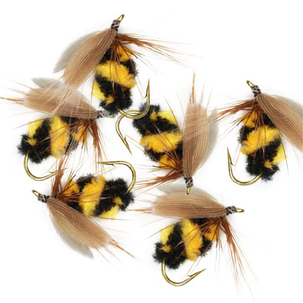 1/3 Stück Angelköder, künstliches Insekt, Hummel, Forelle, Fliegenfischen, Köder, bionischer Köder