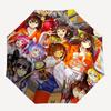 1pc Anime Characters Outdoor Umbrella - Automatic Opening/Closing, Portable 3-Fold Design, 8-Rib Iron Frame - Perfect Gift for Fans, Travelers, D