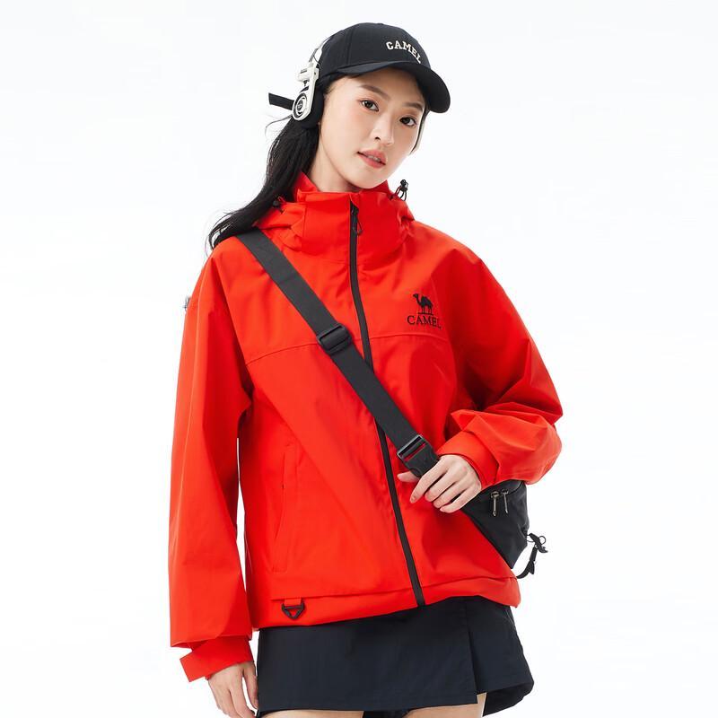

Camel Outdoor Unisex Waterproof Windbreaker Jacket XL