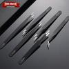 6pcs Anti-Static Stainless Steel Tweezers Precision Maintenance Industrial Repair Tool Watchmaker Curved Model Making Hand Tool