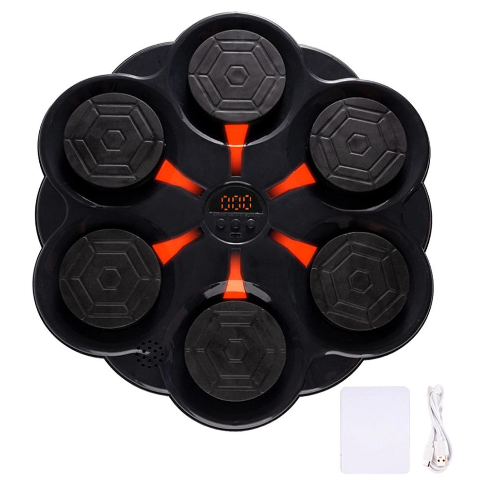 Smart Music Boxing Machine with Bluetooth LED Boxing Training Machine USB Rechargeable Stereo Sound Electronic Boxing Trainer