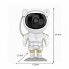 Astronaut Starry Galaxy Projector Night Light Lamp Space Nebula Star