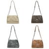 Crossbody Chain Strap Large Purse With Soft Pu Material Ideal For Casual Outings