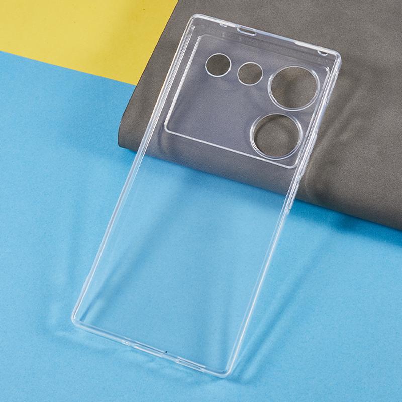 For ZTE nubia Z50 Ultra Transparent TPU Anti-Drop Phone Case Ultra-Thin Phone Back Cover