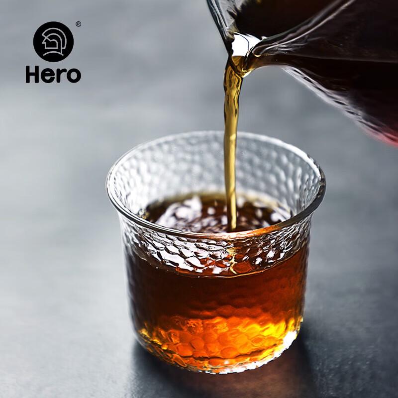 

Hero 150ml Heat-Resistant Hammered Glass Cup