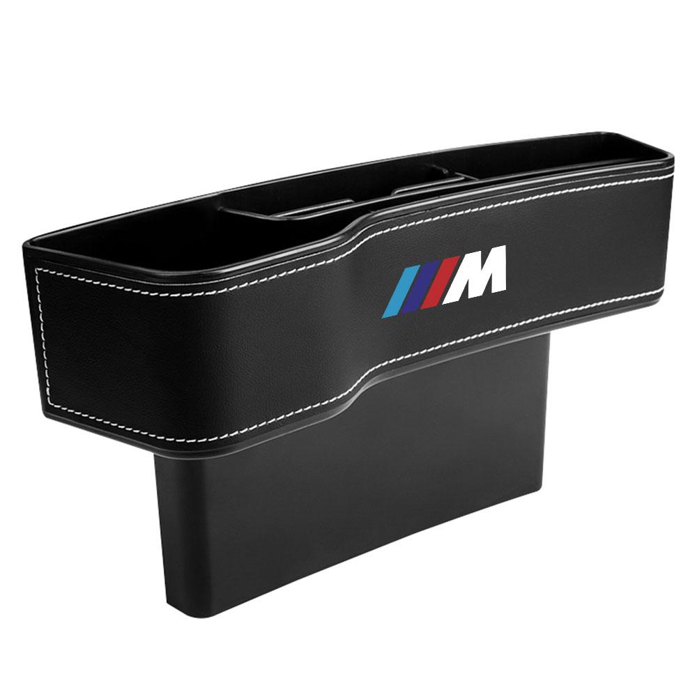 1 szt. Samochodowy schowek do szczeliny Kieszeń szczelinowa na szczelinę siedzenia Organizer na siedzenie Uchwyt na karty telefon butelki kubki dla BMW M M1 M2 M3 M4 M5 M6 M7 M8