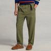 Polo Ralph Lauren SS23 Mid-Rise Straight Loose Fit Pony Logo Embroidered Twill Casual Pants Men Pants Military-Green MNPOPNT14G20456-300