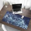 Designer Protective Mat for Laptop Moving Sea Waves 100X50 Cm