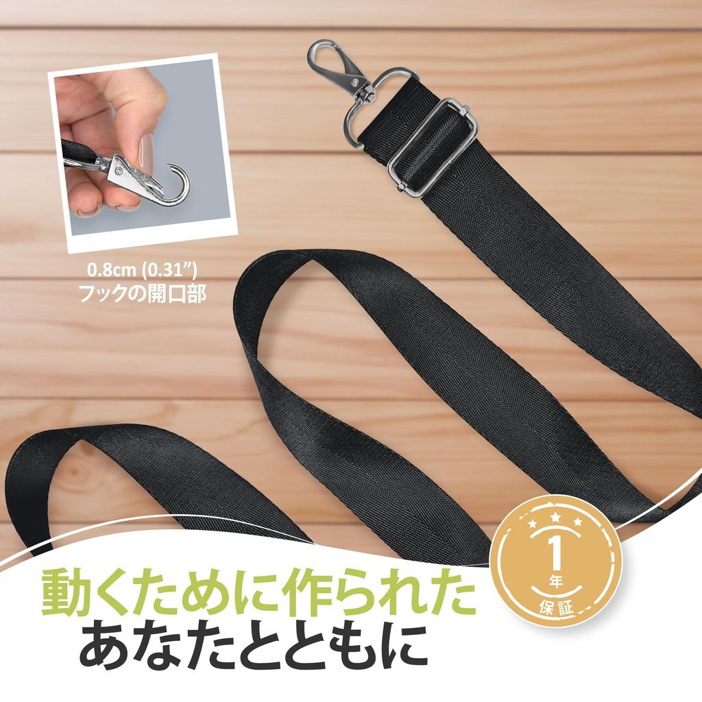 BOACAY Wide Replacement Shoulder Strap for Shoulder Handbag Comfortable Strong Nylon Crossbody, Messenger, Duffel, Bag, - Universal, Adjustable, -