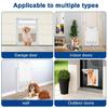 Durablity Cats Flap Door with Removable Panel Security Flap Door for Dog Use