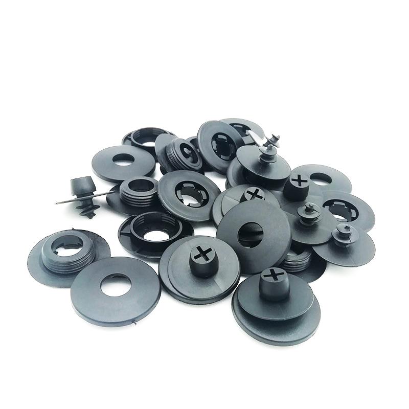 10 Pcs Durable Plastic Car SUV Truck Black Carpet Mat Fastener Anti Skid Clips