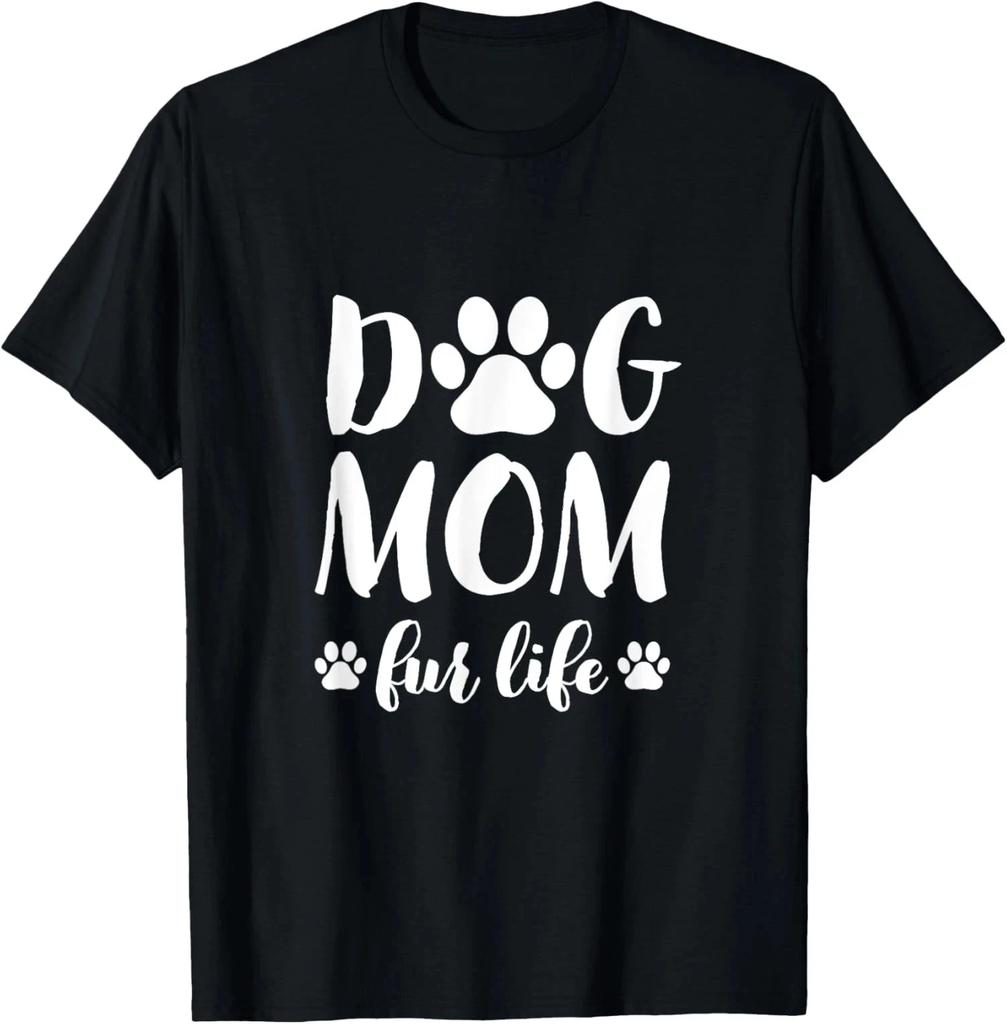 Dog Mom Fur Life Mothers Day Gift For Wife Unisex T-Shirt