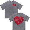 Rapper Plk Portrait Graphic Vintage Washed T-shirts Men Women Clothing Fashion Casual Oversized Short Sleeves T Shirt Streetwear