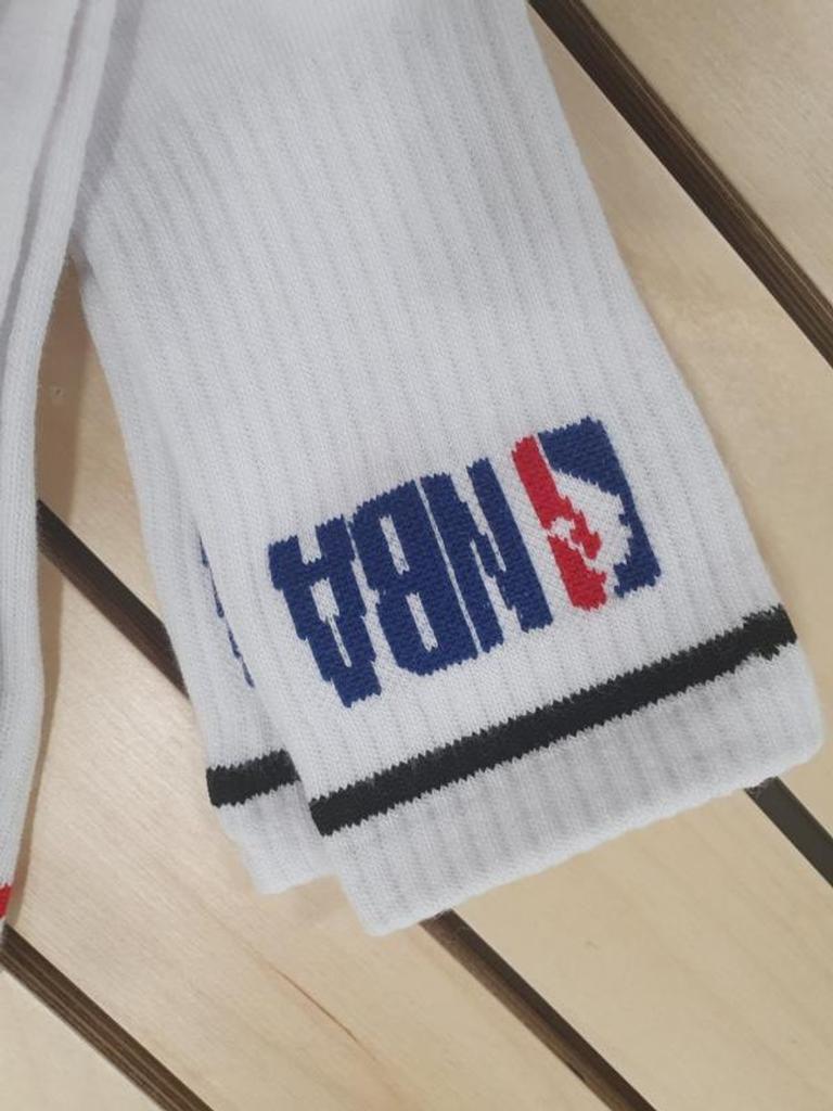 NBA Unisex Logo Lettering Crew Socks 3-Pack N255AO201P