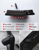 0716 Dual Alarm Clock with Large LED Display, Curved Surface, and Radio Projection