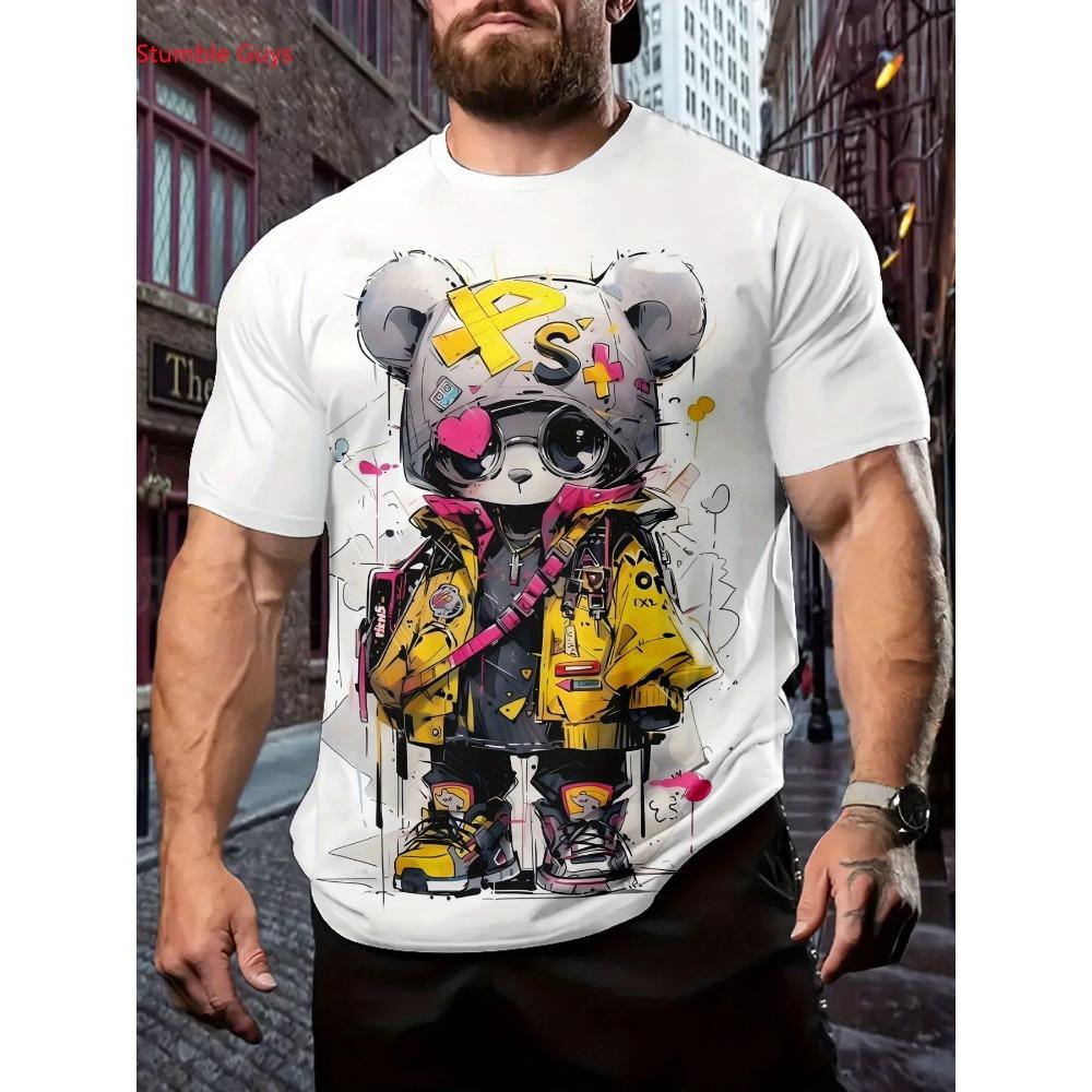 

Fashionable men s casual sports T-shirt summer short sleeved 6XL
